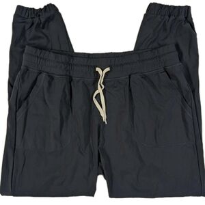 Zyia Active Womens Large Navy Blue Everywhere Zipper Jogger Pants Drawstring